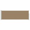 vidaXL Retraktabilna bočna tende Sivosmeđa 300 x 100 cm Poliester