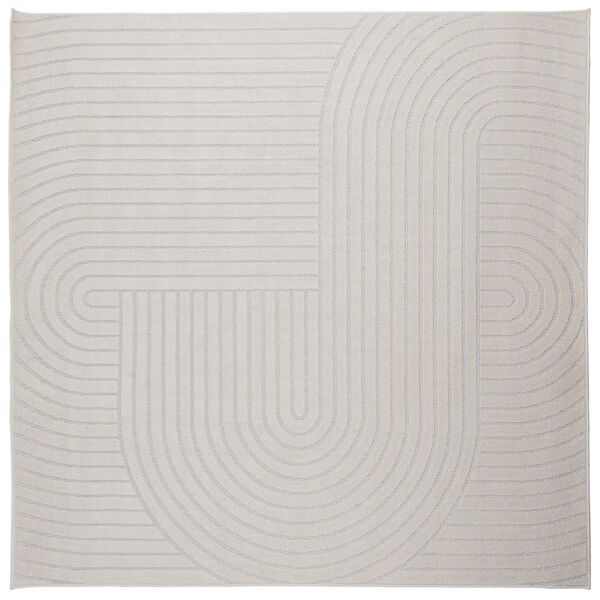 vidaXL Tepisi za područja HUARTE Krema 120 x 120 cm Poliester