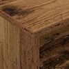 vidaXL Stolić sa kotačima Staro drvo 50,5 x 50 x 30 cm