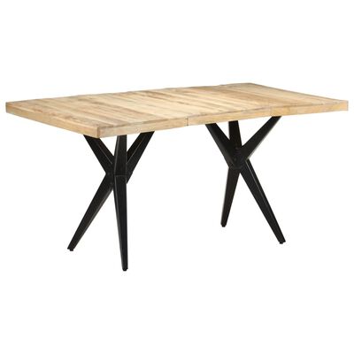 vidaXL Blagovaonski stol 160 x 80 x 76 cm od grubog drva manga