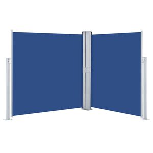 vidaXL Uvlačiva bočna tenda 140 x 600 cm plava