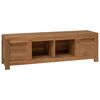 vidaXL TV ormar 110 x 30 x 35 cm Prirodna Čvrsto teak drvo