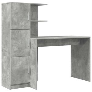 vidaXL Stol Betonski sivi 133.5 x 50 x 124 cm 2 kom.