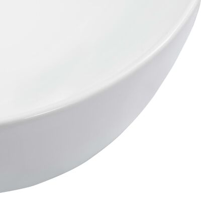vidaXL Umivaonik 42,5 x 42,5 x 14,5 cm keramički bijeli