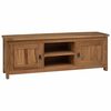 vidaXL TV komoda 110 x 30 x 40 cm Prirodna Čvrsto teak drvo