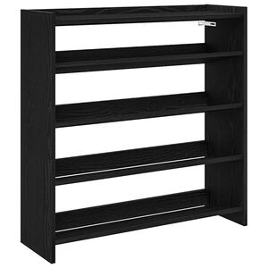 vidaXL Stalak za cipele crni 80x25x81 cm od konstruiranog drva