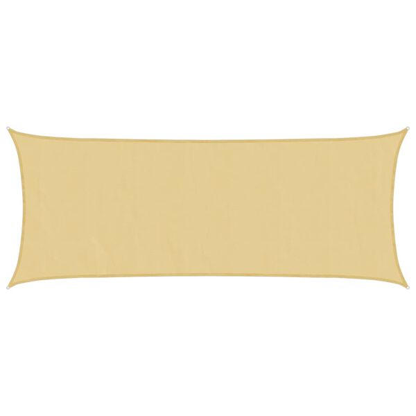 vidaXL Jedro protiv sunca boje pijeska 5x2 m 100 % poliester Oxford