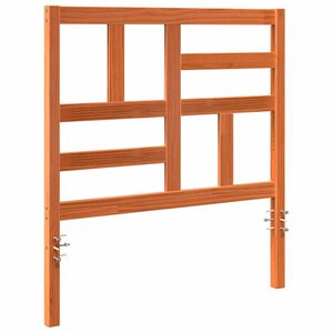 vidaXL Uzglavlje za krevet s uzglavljem Vosak smeđa 80,5 x 4 x 104 cm