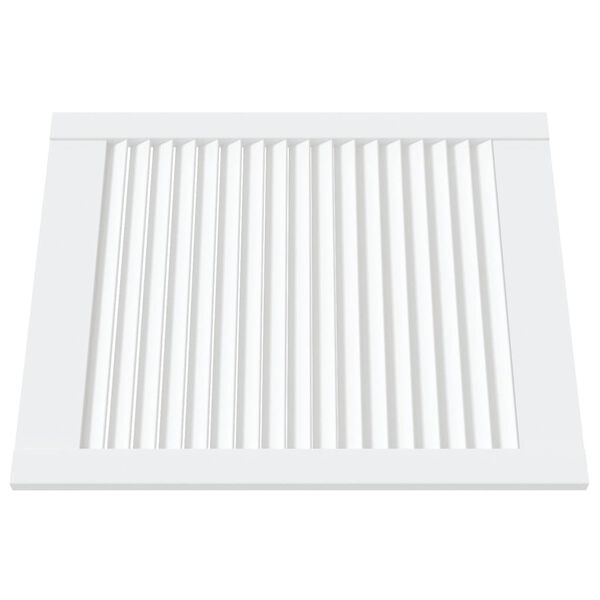 vidaXL Vrata za ormarić re&scaron;etkasta 4 kom bijela 61,5x49,4 cm borovina