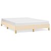 vidaXL Okvir za krevet bez madraca krem 140 x 190 cm od tkanine