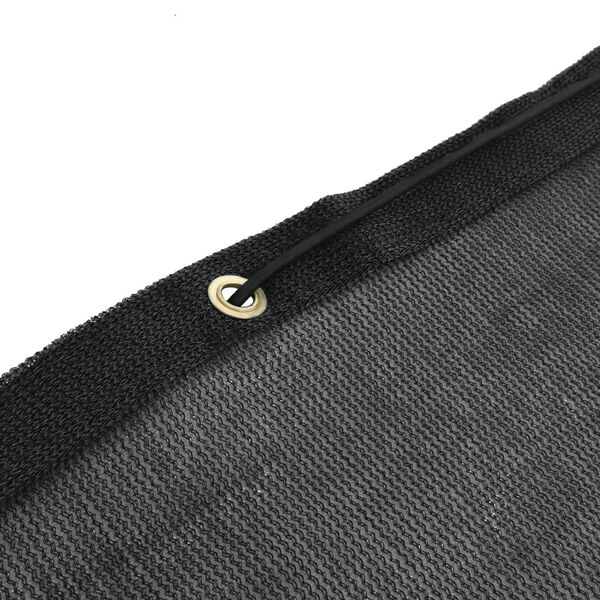 vidaXL Mreža za spremnik HDPE 3,5 x 6 m crna