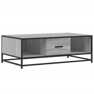 vidaXL Stolić za kavu boja hrasta sonome 100x57x35 cm od drva i metala