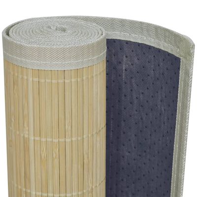 vidaXL Tepih od bambusa 160 x 230 cm prirodna boja
