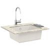 vidaXL Umivaonik Bijelo 530 x 460 mm 80% kvarc i 20% smola