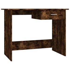 vidaXL Radni stol boja dimljenog hrasta 100x50x76 cm konstruirano drvo
