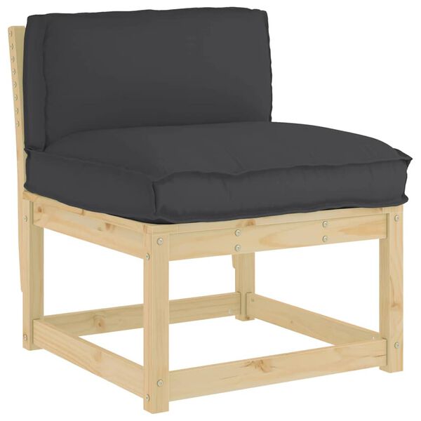 vidaXL Jastuk Crna 80 x 40 x 12 cm Oxford tkanina