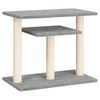 vidaXL Grebalica za mačke s platformama svjetlosiva 62,5 cm