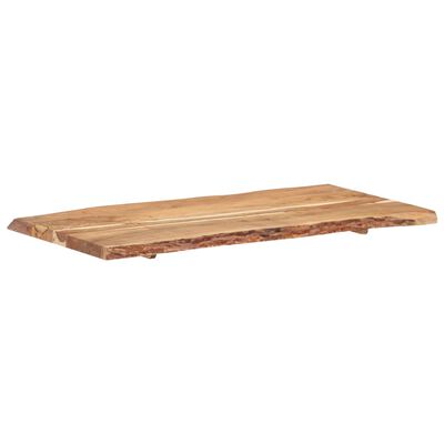 vidaXL Stolna ploča od masivnog bagremovog drva 118 x (50-60) x 3,8 cm