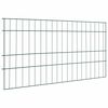 vidaXL Set ograde za ribnjak 5 kom. 100 x 50 cm Čelik Zelena