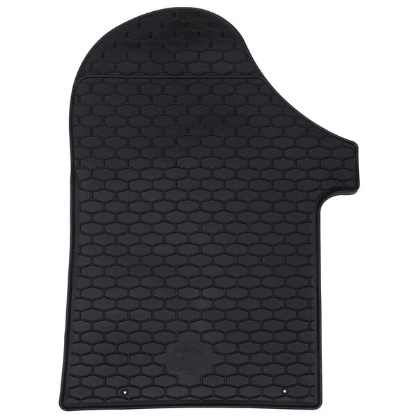 vidaXL Auto tepih 2 pcs Crna TPE