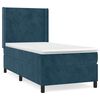 vidaXL Box spring krevet s madracem tamnoplavi 90x190 cm bar&scaron;unasti
