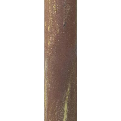 vidaXL Vrtna pergola antikna smeđa 3 x 3 x 2,5 m željezna