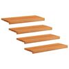 vidaXL Step treads 4 kom. 70 x 30 x 2 cm Svijetlosmeđa