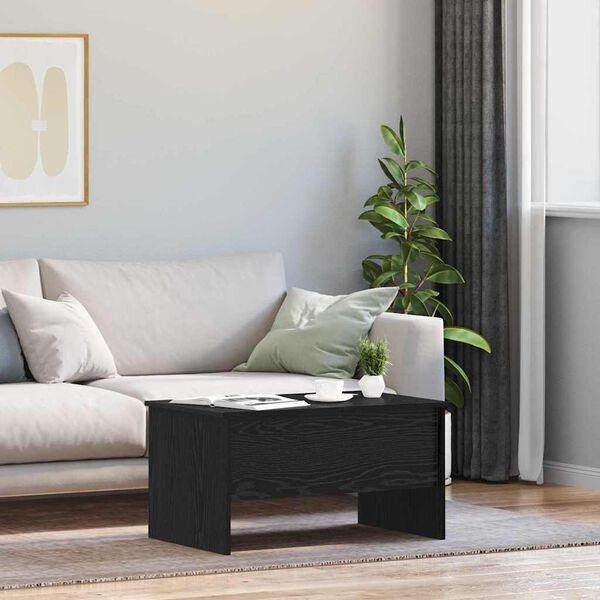 vidaXL Kava Stol Crni hrast 102 x 50,5 x 46,5 cm Konstruirano drvo