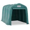 vidaXL Garažni &scaron;ator PVC 2,4 x 3,6 m zeleni