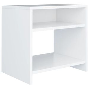 vidaXL Noćni ormarić bijeli 40 x 30 x 40 cm od konstruiranog drva