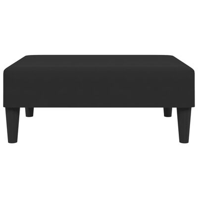vidaXL 2-dijelni set sofa crni baršunasti