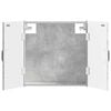 vidaXL Kabinet za mete HAARLEM Betonska siva 52,5 x 10,5 x 53,5 cm