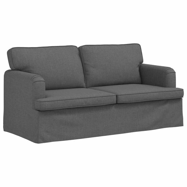 vidaXL Sofa Tamno siva 142 x 80 x 85 cm tkanina