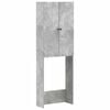 vidaXL Kabinetska WC ALKMAAR Betonska siva 66 x 25,5 x 190 cm