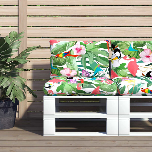 vidaXL Jastuci za palete 3 kom raznobojni od tkanine Oxford