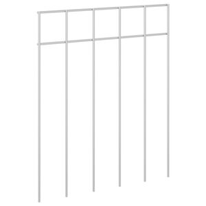 vidaXL Panel vrtne ograde 12 kom. 25 x 30 cm Pocinčani čelik Srebrna