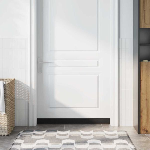 vidaXL Samoljepljivi pečati za vrata 12 pcs Crna 100 cm