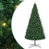 vidaXL Božićno drvce s ukrasnim gudačkim svjetlima Zelena 400 cm PVC