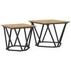 vidaXL Set pomoćnih stolića 2 pcs Umjetnički hrast 50 x 50 x 40 cm