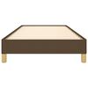 vidaXL Okvir za krevet bez madraca tamnosmeđi 80x200 cm od tkanine