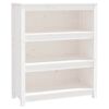 vidaXL Ormarić za knjige bijeli 80 x 35 x 97 cm od masivne borovine
