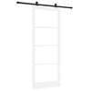vidaXL Klizna vrata ORKDAL 93 x 232 cm Masivna borovina i staklo
