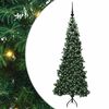 vidaXL Korner Umjetno Božićno Drvo Zelena 180 cm PVC i metal