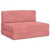 vidaXL Sofa na razvlačenje Ružičasta 70 x 72 x 60 cm Tkanina