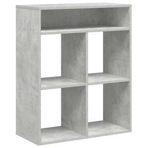 vidaXL Ormarić za knjige boja betona 66x31x80 cm konstruirano drvo