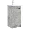 vidaXL Kupaonski umivaonik s sudoperom Betonska siva 42 x 40 x 84,5 cm