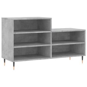 vidaXL Ormarić za cipele boja betona 102x36x60 cm konstruirano drvo