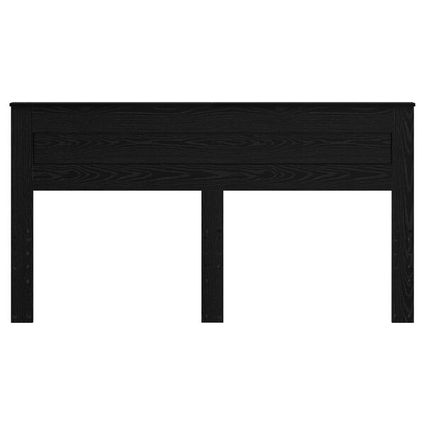 vidaXL Uzglavlje Crni hrast 200 cm Konstruirano drvo
