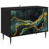 vidaXL TV ormar WIJHE 69 x 33 x 50,5 cm Crni hrast Konstruirano drvo