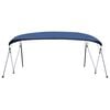 vidaXL Tenda bimini s 4 luka modra 243 x (230 - 244) x 137 cm
